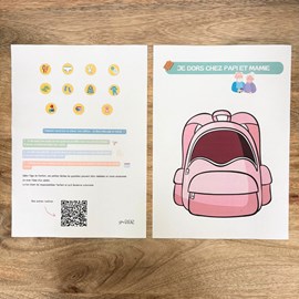 Je dors chez papi et mamie