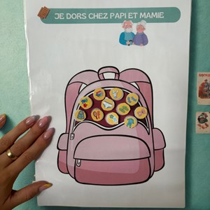 Je dors chez papi et mamie