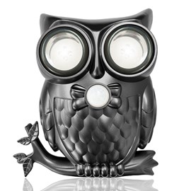 Applique hibou extérieur, détecteur 3m, led orientables, ip44