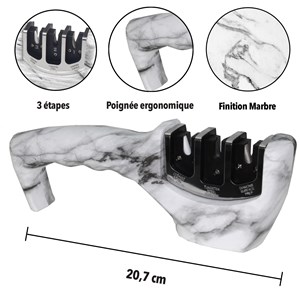 Aiguiseur de couteaux fishtec 3 en 1