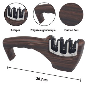 Aiguiseur de couteaux 3 en 1 fishtec