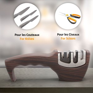 Aiguiseur de couteaux 3 en 1 fishtec