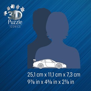 Puzzle 3d porsche 911 gt3 cup 108 pcs