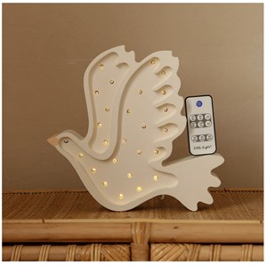 Lampe veilleuse colombe blanche