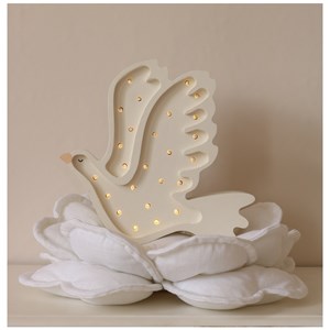 Lampe veilleuse colombe blanche