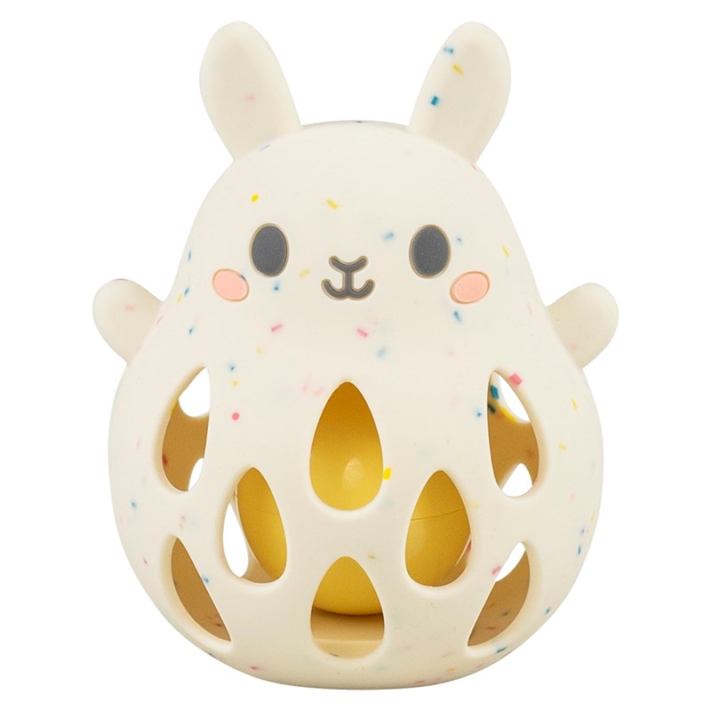 Hochet lapin en silicone