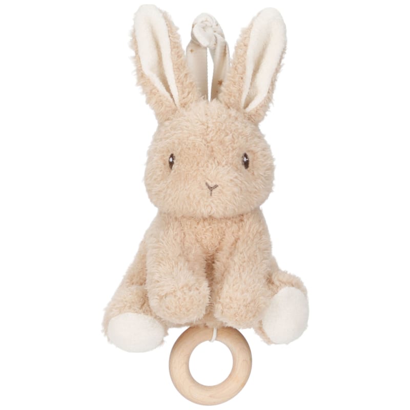 Peluche musicale à suspendre lapin newborn