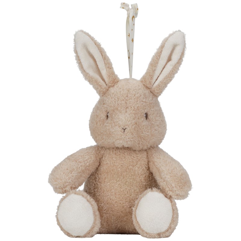 Peluche musicale et lumineuse lapin newborn