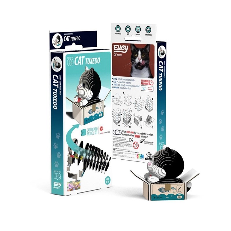 Chats tuxedo – eugy 3d