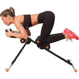 Banc pliable  ecran lcd pour abdominaux