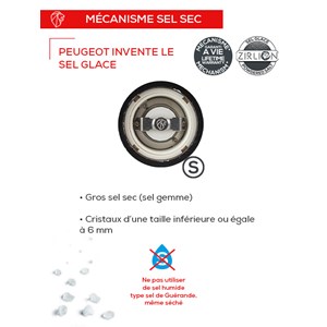 Madras moulin à sel manuel en bois