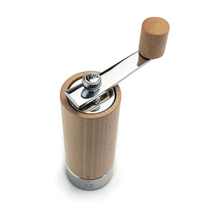 Isen moulin à sel à manivelle en bois