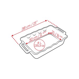 Délices plat céramique four