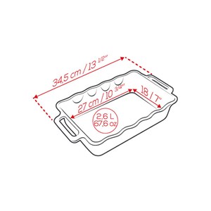 Délices plat céramique four