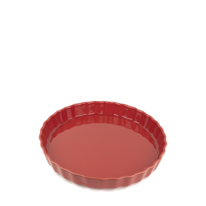 Délices moule à tarte festonné rouge