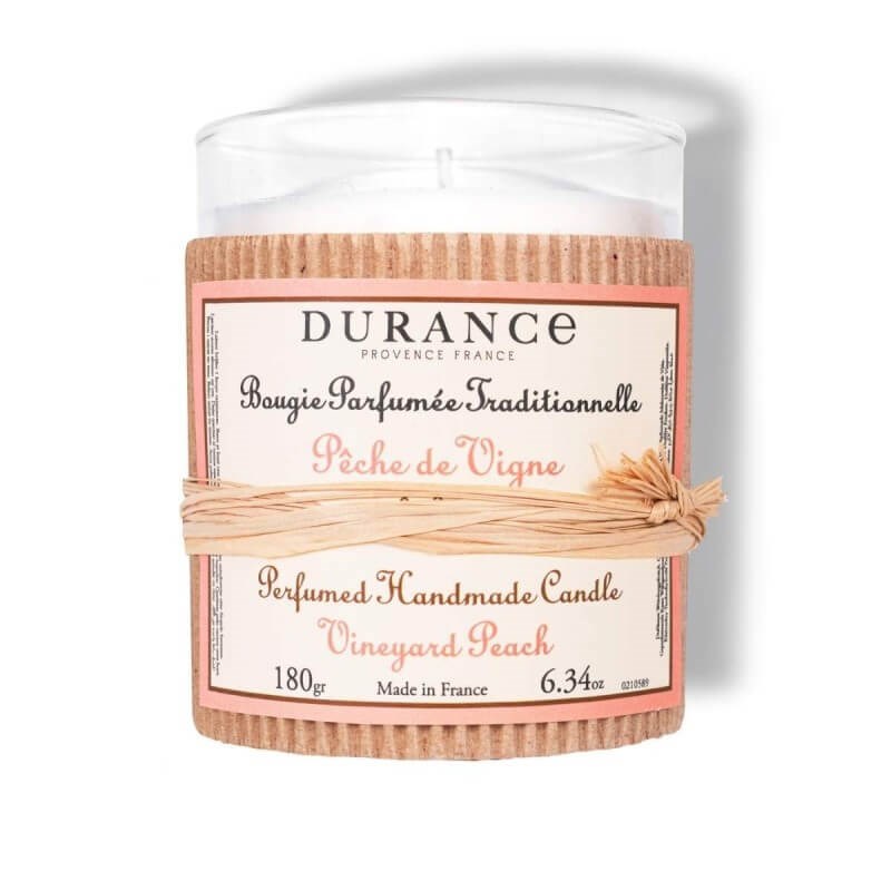 Bougie parfumée pêche de vigne