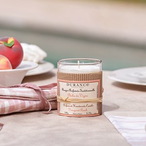 Bougie parfumée pêche de vigne
