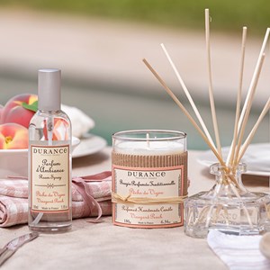 Bougie parfumée pêche de vigne