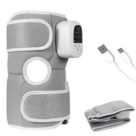 Masseur pressothérapie genoux, 3 modes, chaleur, usb