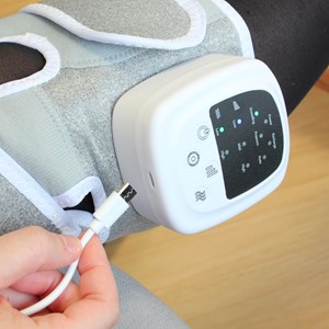 Masseur pressothérapie genoux, 3 modes, chaleur, usb
