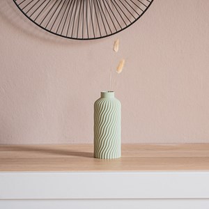 Vase océan - 15cm -vert pastel