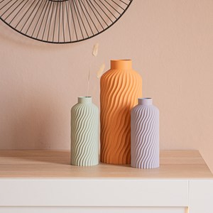 Vase océan - 31cm - violet pastel