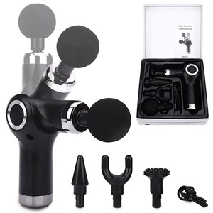 Pistolet de massage fishtec musculaire pivotable 90° sans fil