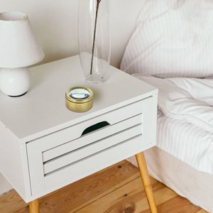 Loupe led grossissement x5 - design doré élégant - lentille verre ø7 cm