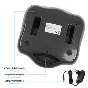 Masseur de pieds fishtec ems ecran lcd