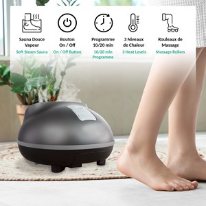 Masseur de pieds à vapeur fishtec 3
