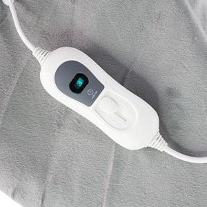 Cape chauffante xxl velours, 3 niveaux 35-45°c, 150x90 cm