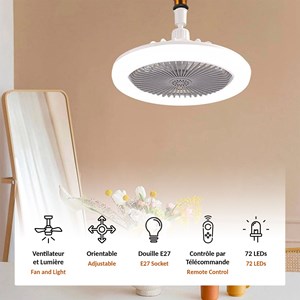 Ventilateur de plafond fishtec