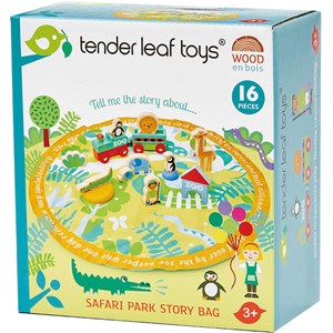 Figurines safari avec sac de rangement