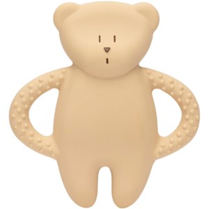 Ourson de dentition en caoutchouc naturel sable