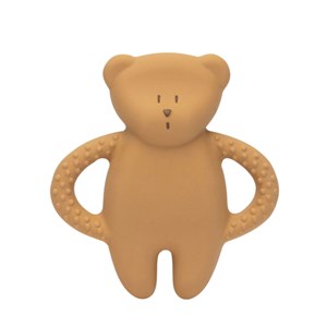 Ourson de dentition en caoutchouc naturel cappuccino