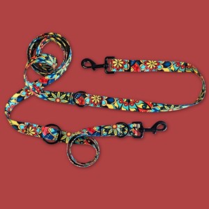 Laisse pour chien mandala multiposition