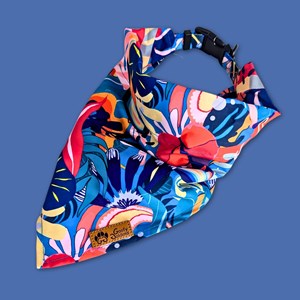 Collier-bandana pour chien lagon - s