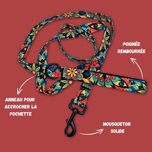 Laisse pour chien mandala - l