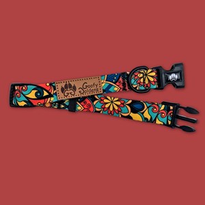 Collier pour chien mandala - m