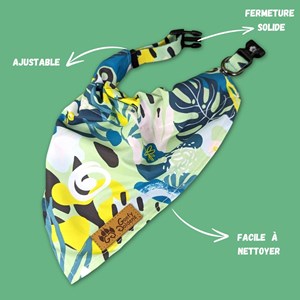 Collier-bandana pour chien récif - l