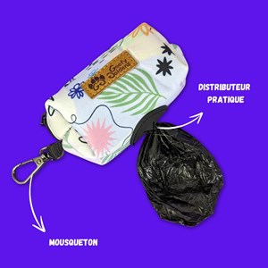 Pochette sacs à déjections pastel