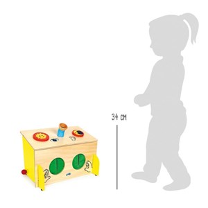 Boite tactile des 3 sens