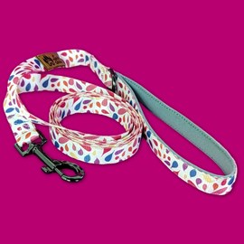 Laisse pour chien pétales - m