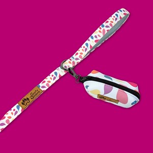 Laisse pour chien pétales - m