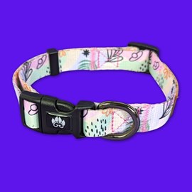 Collier pour chien pastel - s
