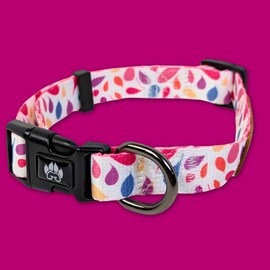 Collier pour chien pétales - m