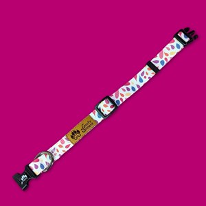 Collier pour chien pétales - m