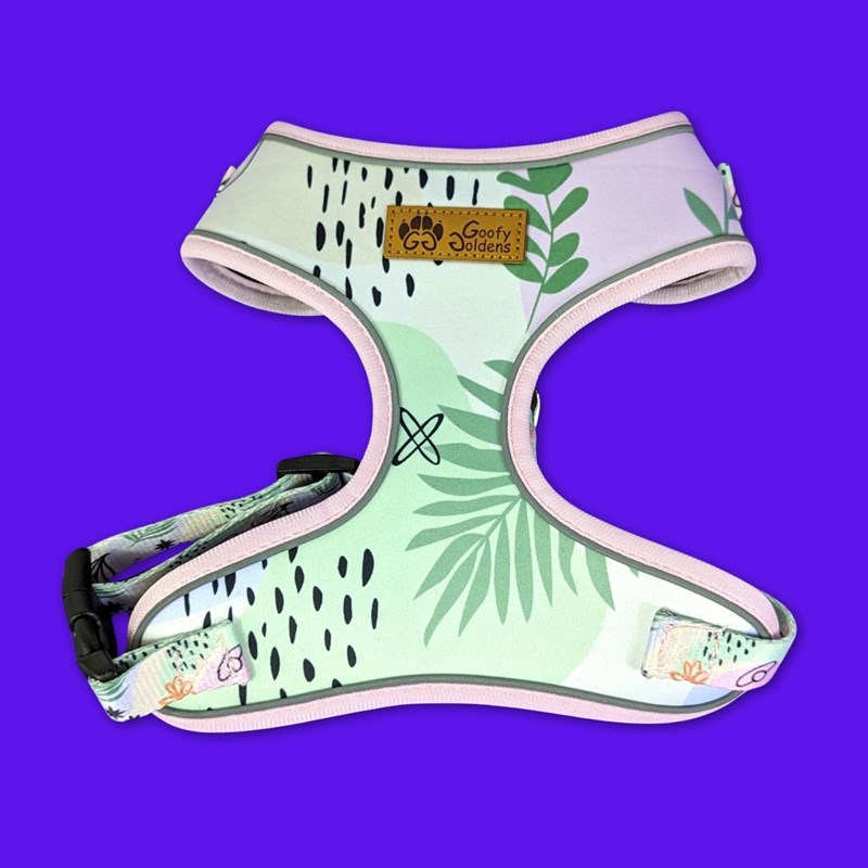 Goofy Goldens - Harnais pour chien pastel - xl