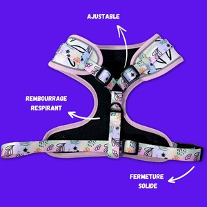 Harnais pour chien pastel - xl