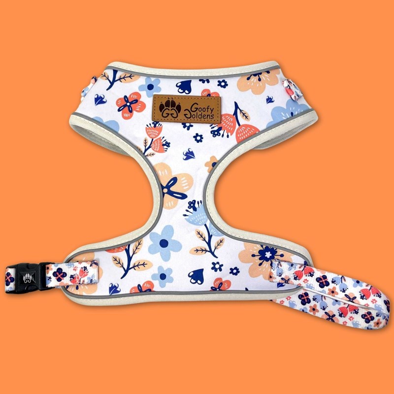 Goofy Goldens - Harnais pour chien printemps - l